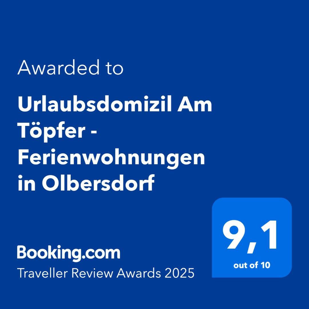 Urlaubsdomizil Am Toepfer - Ferienwohnungen In Olbersdorf Extérieur photo